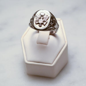 US Army Sterling Silver Signet Ring