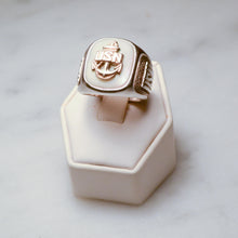 Load image into Gallery viewer, USN Sterling Silver Signet Ring
