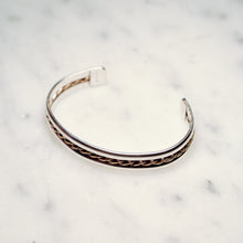 Load image into Gallery viewer, Fred Harvey Era “Navajo” Handmade Twisted Wire Bangle
