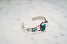 Load image into Gallery viewer, Fred Harvey Era “Navajo” Handmade Turquoise Bangle
