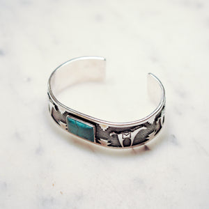 “Navajo” Handmade Turquoise Horse Bangle