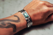 Load image into Gallery viewer, “Navajo” Handmade Turquoise Horse Bangle
