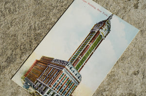 Vintage Post Card - Singer Building, New York