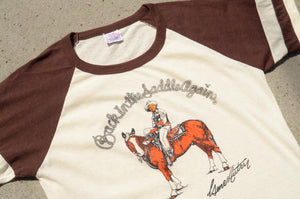 SPORT SPECIALITIES - Back In The Saddle Again Movie Print Tee Shirt