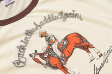 Load image into Gallery viewer, SPORT SPECIALITIES - Back In The Saddle Again Movie Print Tee Shirt
