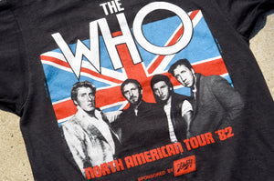 Unknown Brand - The WHO 1982 North America Tour Tee Shirt
