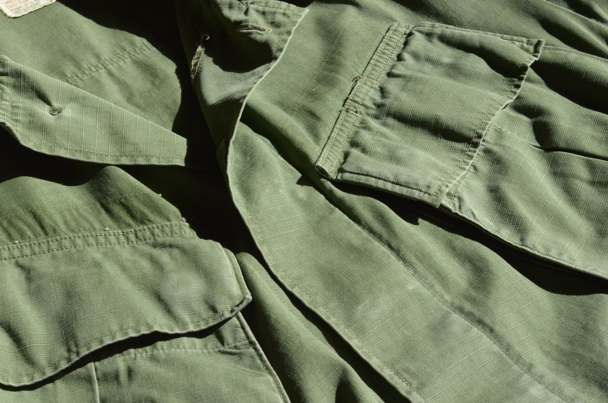 U.S. GI Jungle OD Green Fatigue Top, Vietnam War