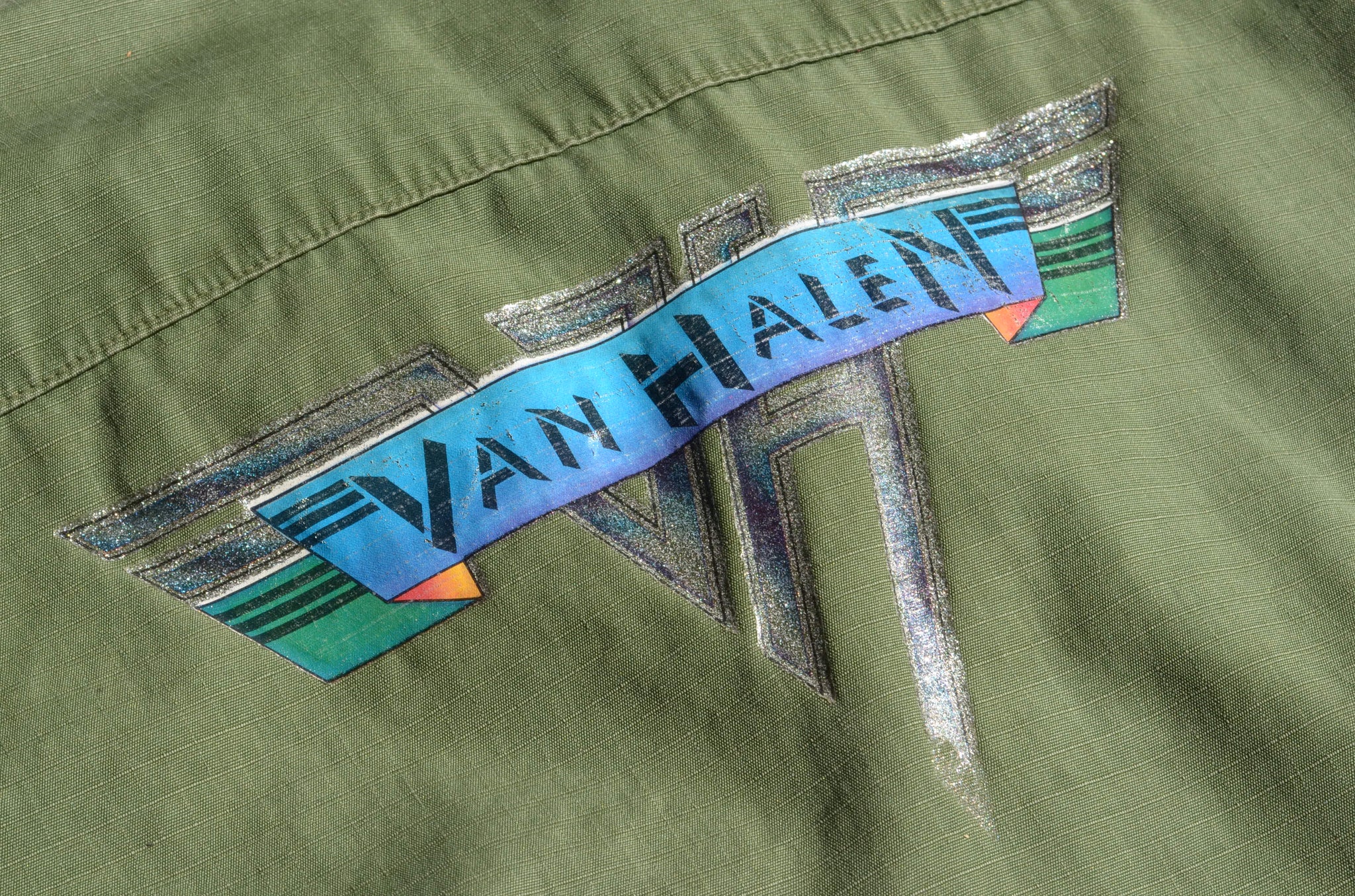 U.S. Military - Jungle Fatigue Jacket 4th Type with Van Halen