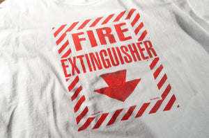 SCREEN STARS - Fire Extinguisher  Joke Tee shirt