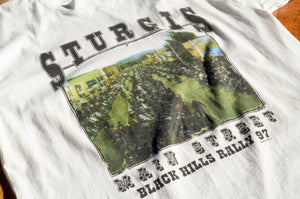 Fruits of the Loom - Sturgis Black Hills Rally 1997 Print Tee Shirt