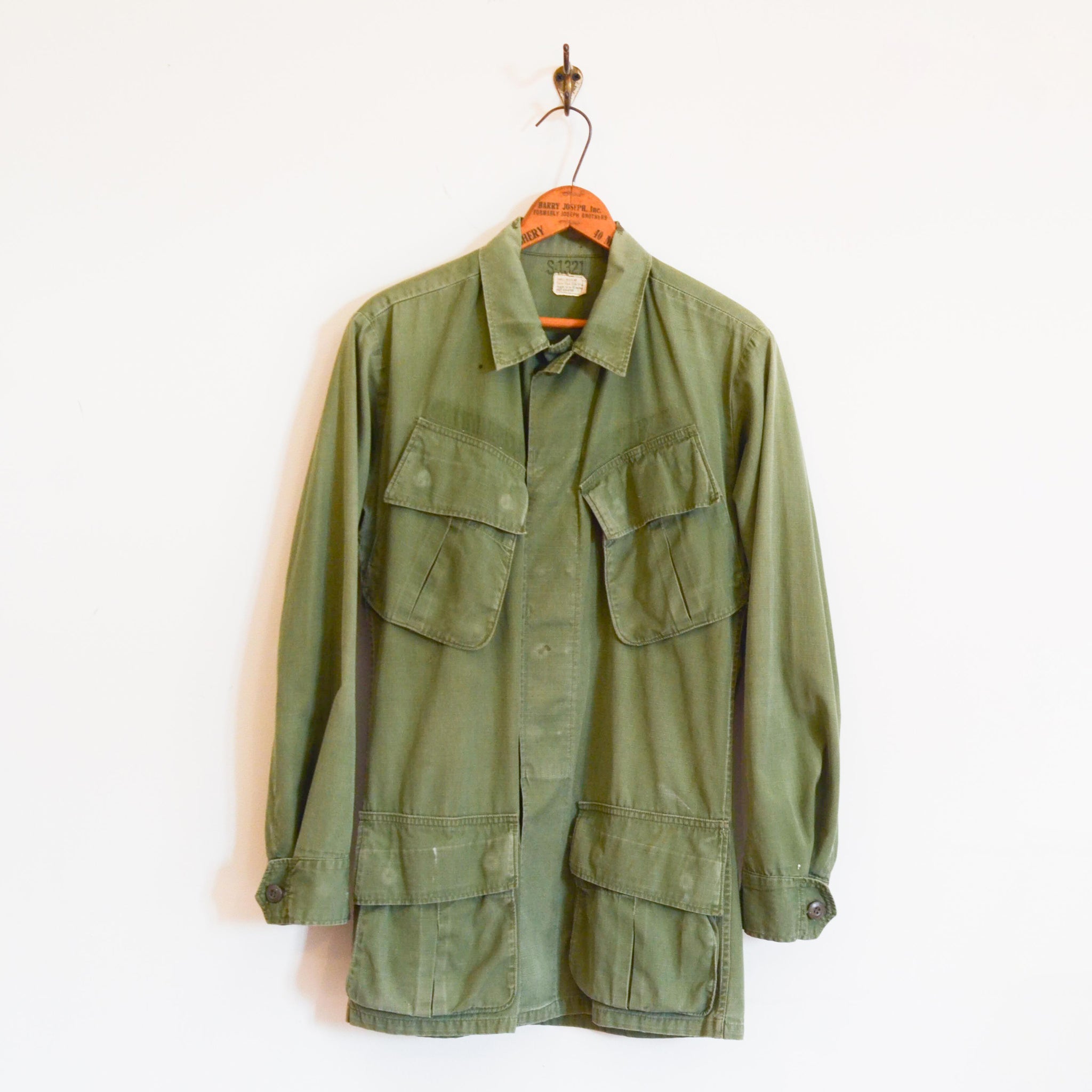 U.S. GI Jungle OD Green Fatigue Top, Vietnam War