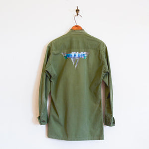 U.S. Military - Jungle Fatigue Jacket 4th Type with Van Halen Print