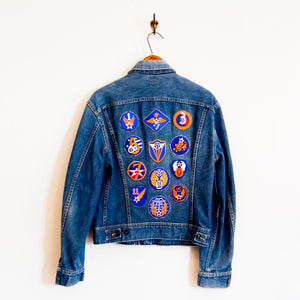 Lee - 220-J Denim Jacket with U.S. Air. Force Patches