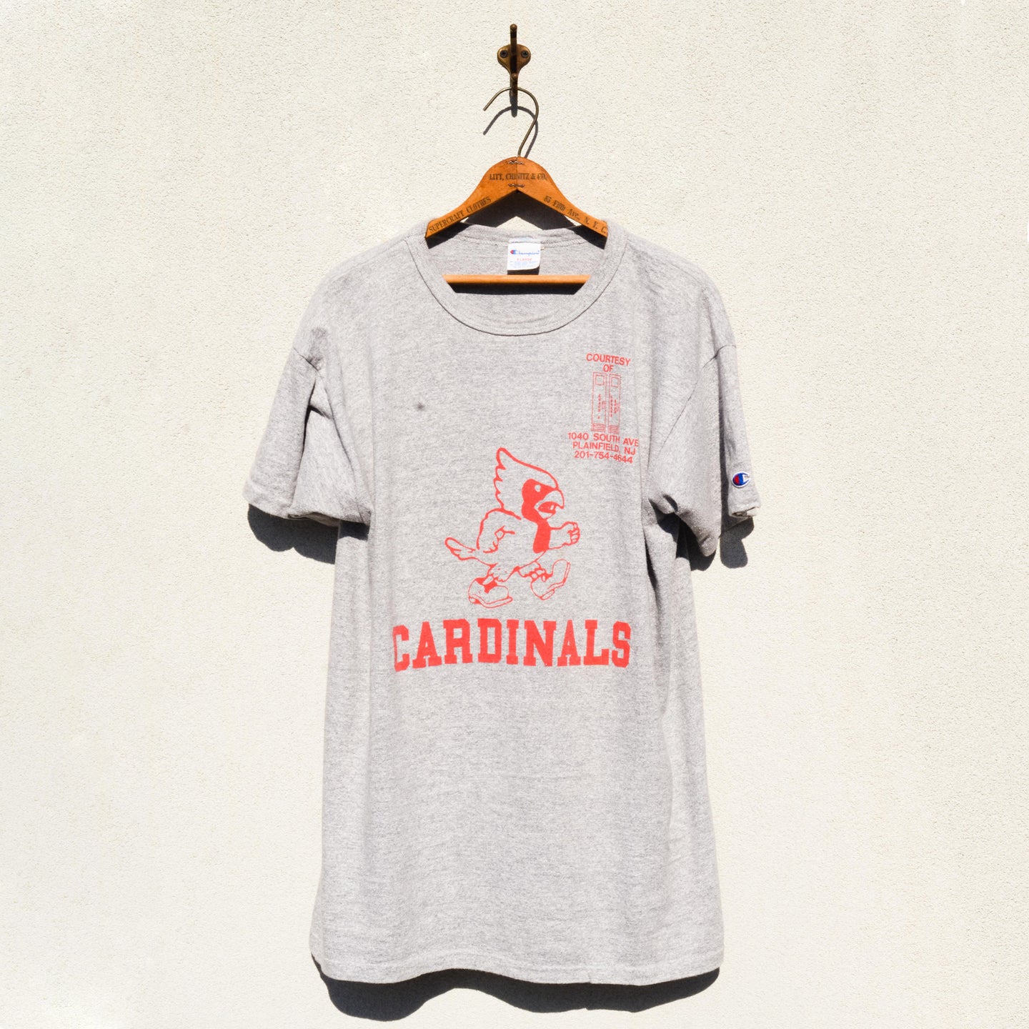 Champion - Cardinals Heather Grey Tee Shirt