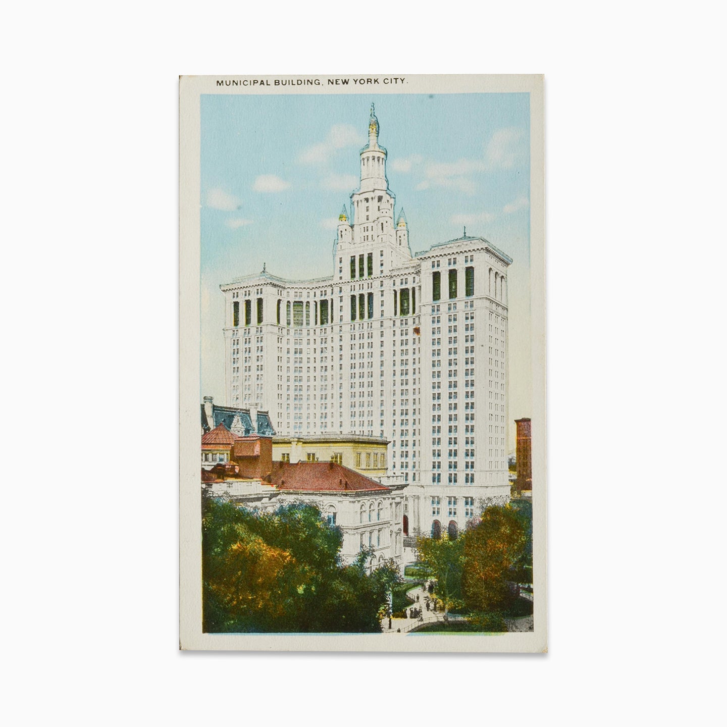 Vintage Post Card - Manhattan Municipal Building
