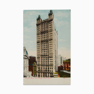 Vintage Post Card - Park Row Building