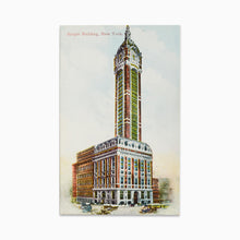 Load image into Gallery viewer, Vintage Post Card - Singer Building, New York

