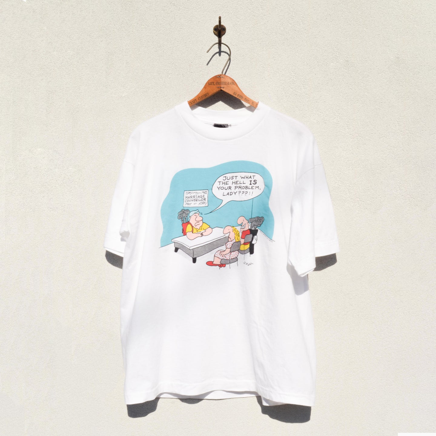SUPER - Comic Style Joke Print Tee Shirt